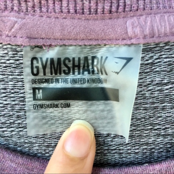 Gymshark Activewear Long Sleeve Crop Top Pullover M - Picture 4 of 4